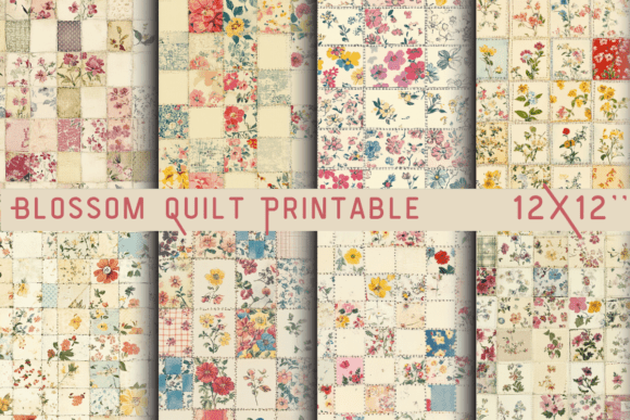 Blossom Quilt Printable Sheet: A Designer's Guide to Cozy Charm
