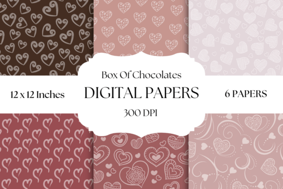 Box of Chocolates - Valentine’s Papers