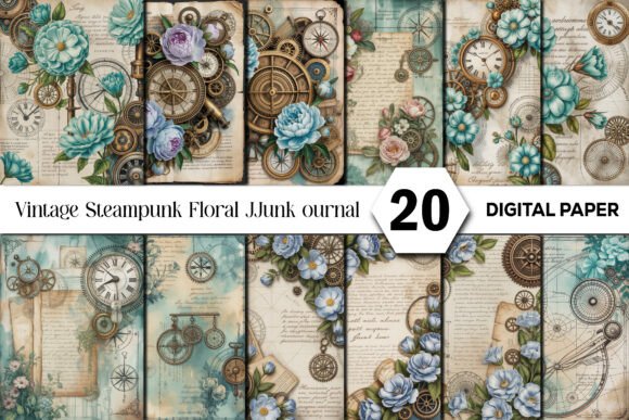 Crafting a Timeless Narrative with Vintage Steampunk Florals