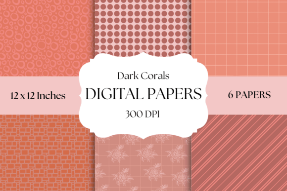 Dark Coral Digital Papers: A Deep Dive into Sophistication