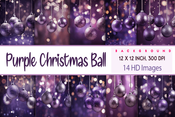 Elevate Your Holiday Projects with Purple Christmas Ball