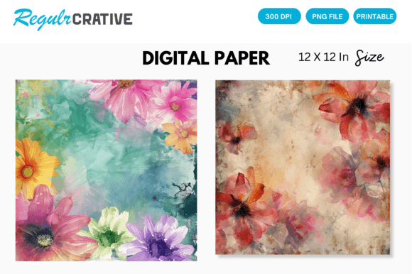 Flower Watercolor Digital Paper Paint: A Designer's Guide