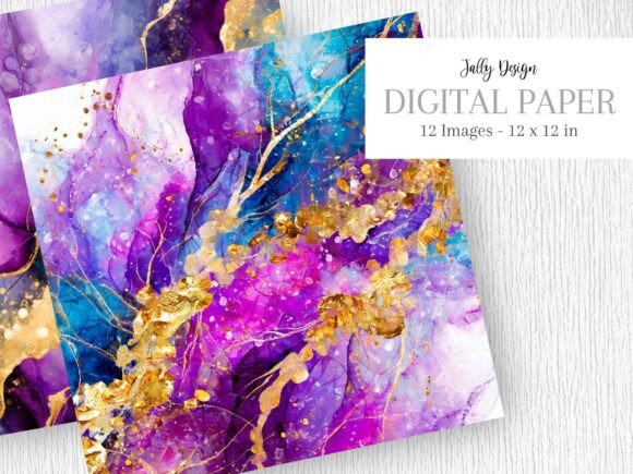 Intence Purple & Blue Alcohol Ink Art: A Designer's Guide to Fluid Elegance