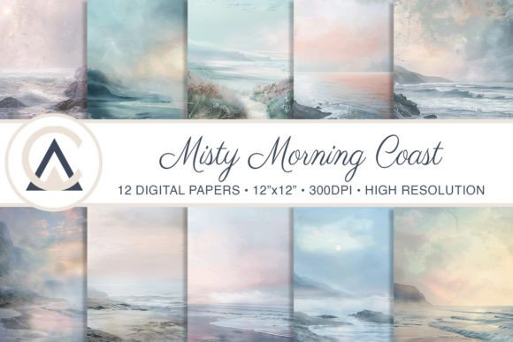 Misty Coast Morning: A Designer’s Guide to Atmospheric Backgrounds