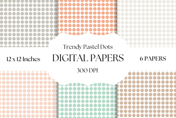 Trendy Pastel Dots Digital Papers: A Modern Texture Guide