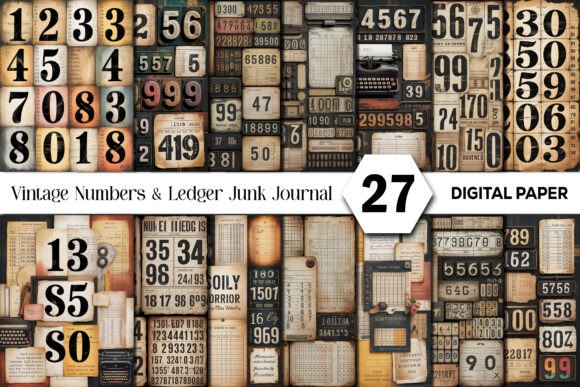 Unlocking the Vintage Aesthetic: A Deep Dive into Numbers & Ledger Junk Journal