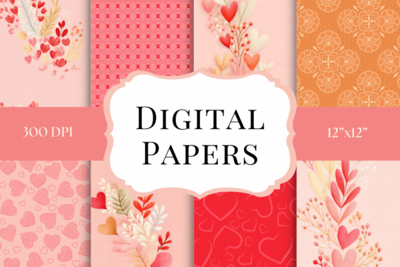 Valentine Hearts Digital Papers: A Designer's Guide to Romance