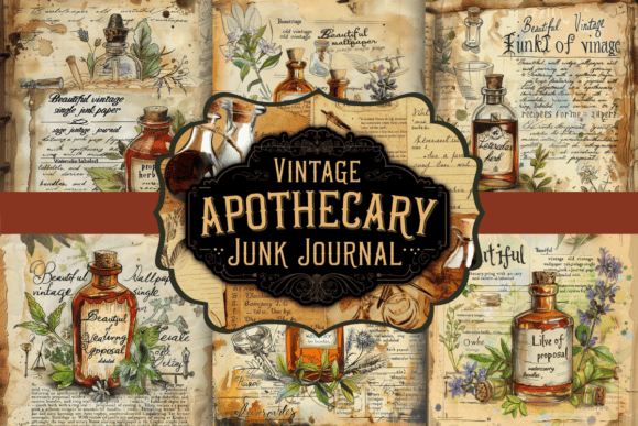 Vintage Apothecary Junk Journal: A Deep Dive into Antique Charm
