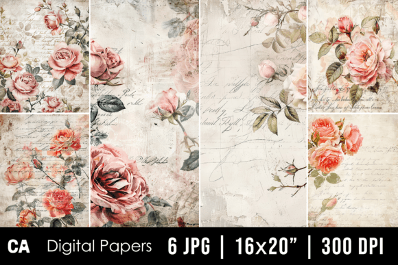 Vintage Pastel Rose Journal Pages: A Designer's Guide
