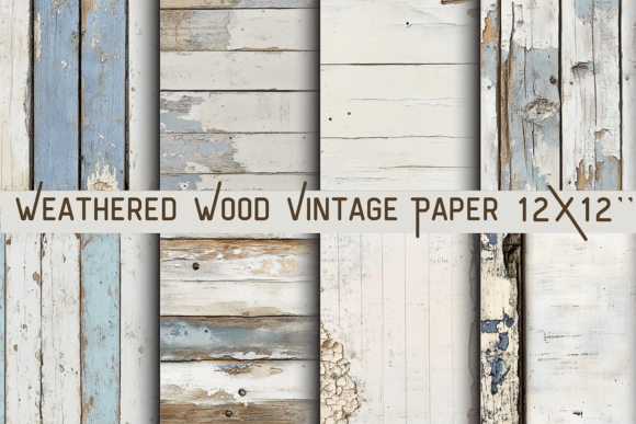 Weathered Wood Vintage Paper: Authentic Texture for Modern Projects